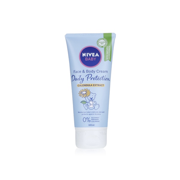 Buy Nivea baby face and body cream 100ml in UAE