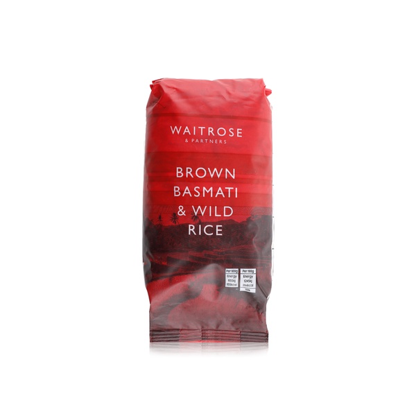 Buy Waitrose brown basmati & wild rice 500g in UAE