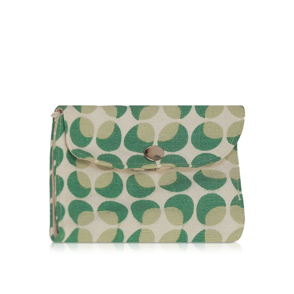 Pure Nature Essentials Cotton Feminine Utility Pouch Olive Green
