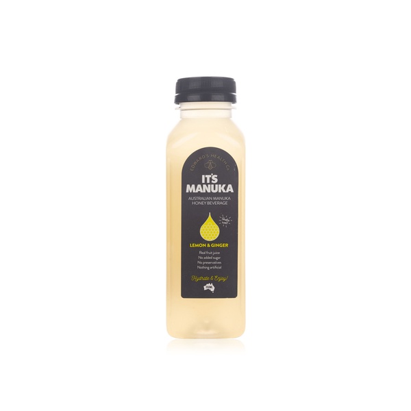 Its Manuka lemon and ginger honey water 350ml price in UAE | Spinneys ...