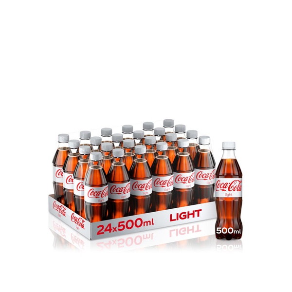 Buy Coca Cola Light PET bottles 24 x 500ml in UAE