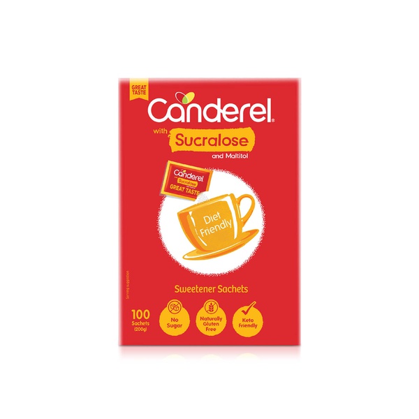Canderel Sucralose Low-Calorie Sweetener Sachets x 100