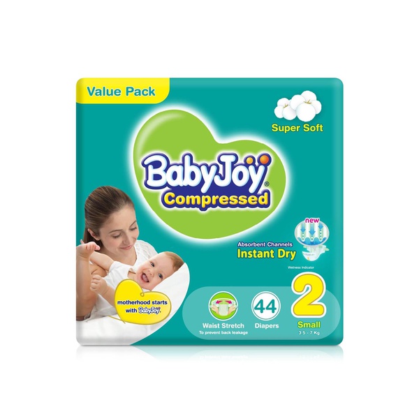 BabyJoy 2X Compressed Diamond Pad Diaper Size 2 x 44