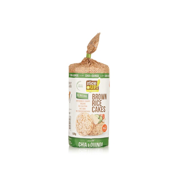 Rice Up brown rice cakes with quinoa and chia 120g Spinneys UAE