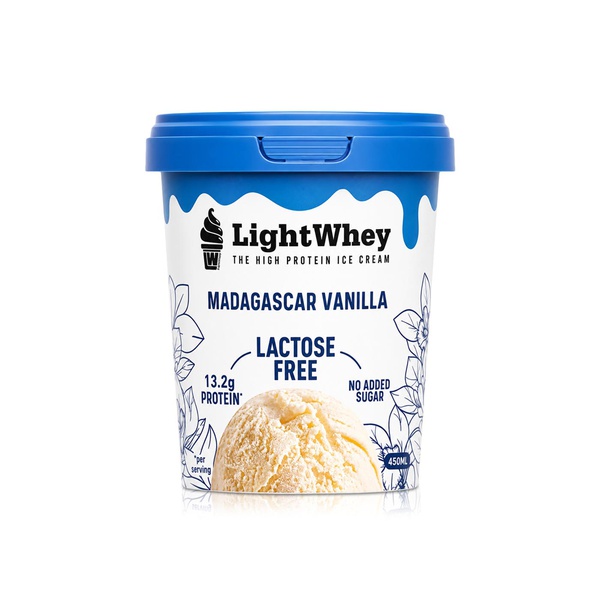 LightWhey Lactose Free Madagascar Vanilla Ice Cream 450ml