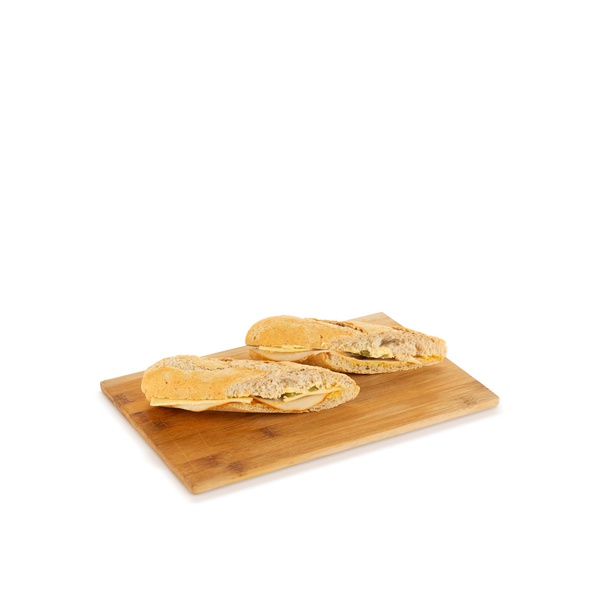 Smoked Turkey and Cheese Baguette