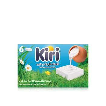 Kiri Spreadable Cream Cheese Squares  x 6 100g
