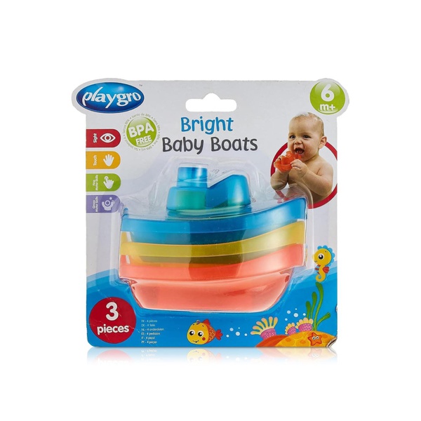 اشتري Playgro bright baby boats 3 pack في الامارات