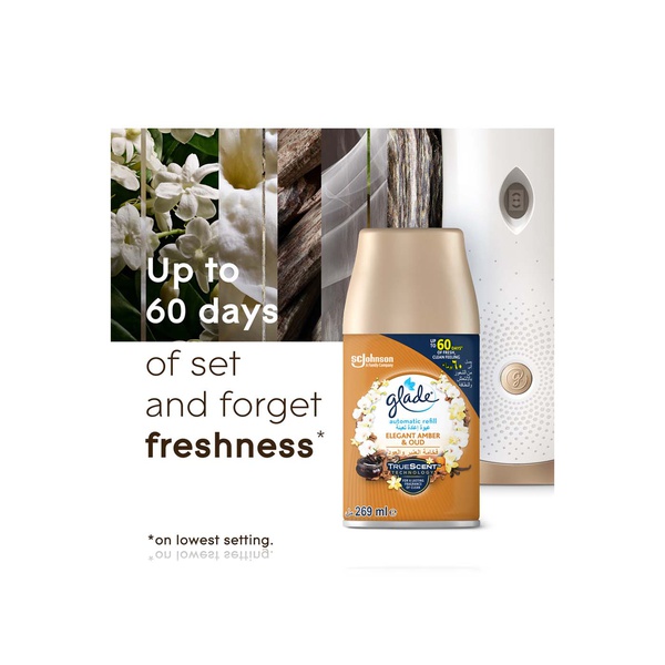 Glade Automatic Holder Amber and Oud 269ml
