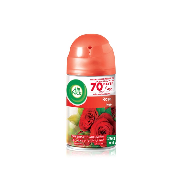 Buy Air Wick freshmatic autospray refill rose 250ml in UAE