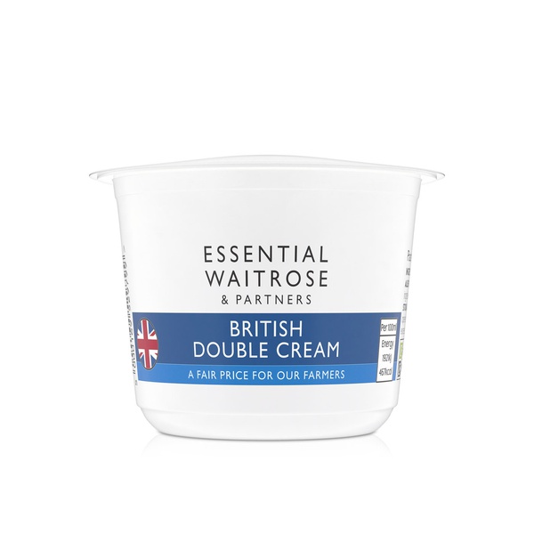 Waitrose Essential Free Range Double Cream 150ml