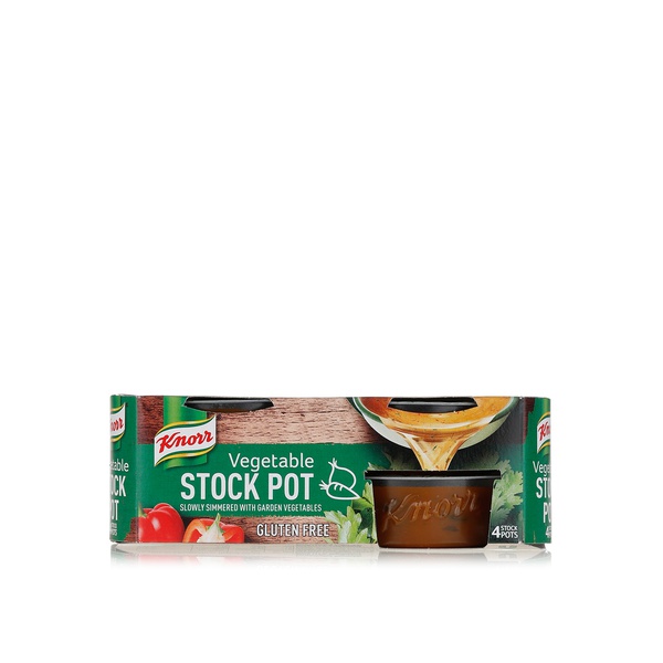 Buy Knorr vegetable stock pots x4 112g in UAE