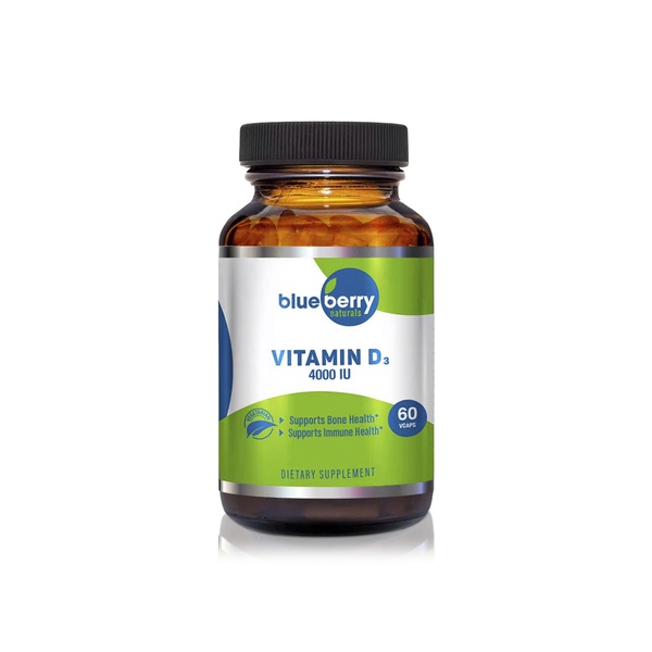 Bluberry Naturals Vitamin D3 4000 IU Veg Caps x60