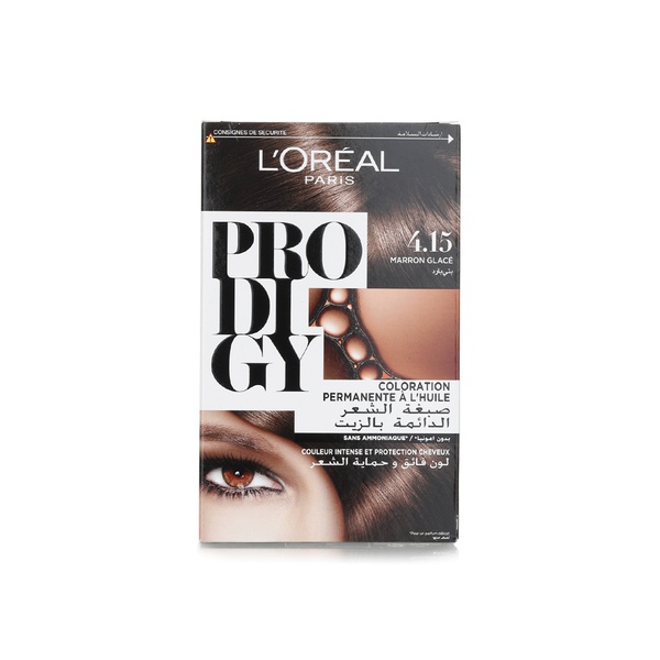 L'oreal Paris Prodigy Permanent No Ammonia Hair Colour 4.15 Frosted Brown