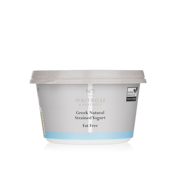 Waitrose No.1 fat free Greek natural strained yogurt 500g Spinneys UAE