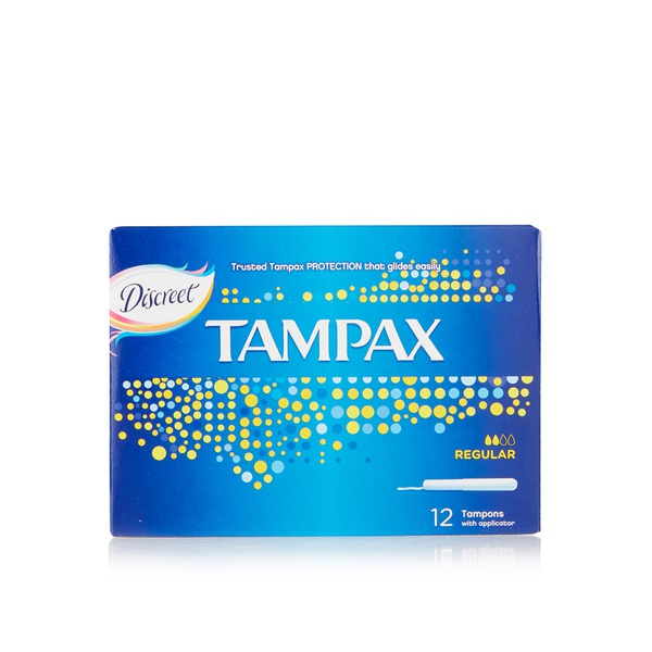 Tampax regular tampons x12 price in UAE Spinneys UAE supermarket