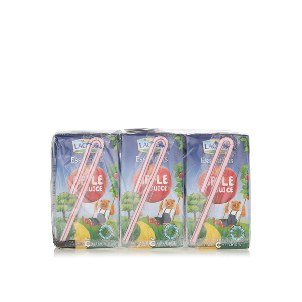 Buy Lacnor essential apple juice 6x 125ml in UAE