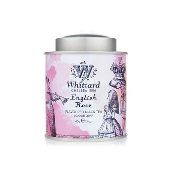 Whittard English Rose Loose Leaf Tea Mini Caddy 40g.