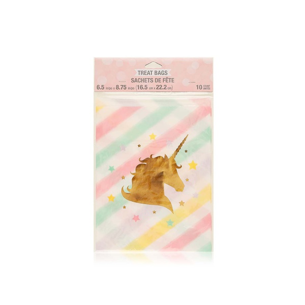 Creative Converting Unicorn Treat Bags x 10