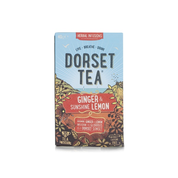 Dorset Tea Ginger and Sunshine Lemon x 20