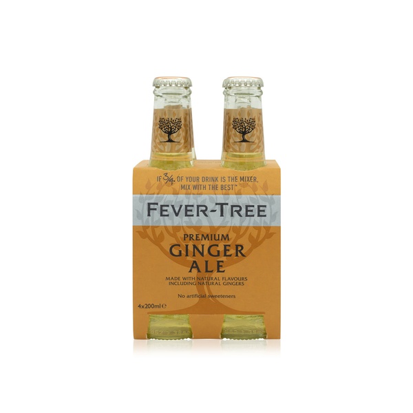 Fever-Tree Premium Ginger Ale 200ml x 4