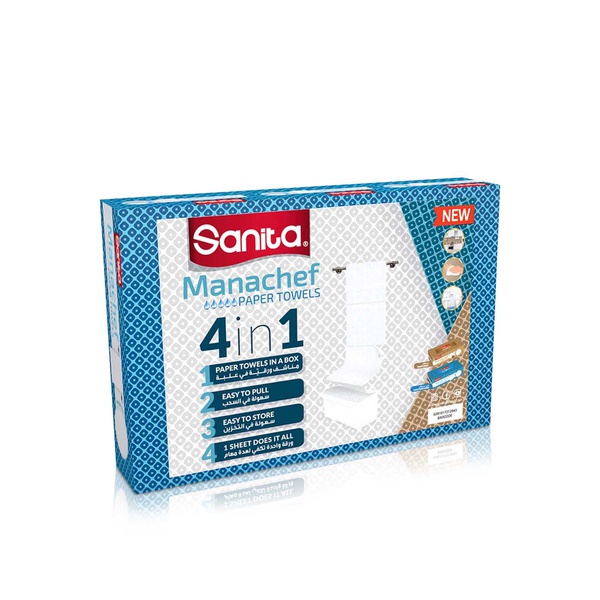 Sanita Manashef Kitchen Towel x 80 Sheets x 3