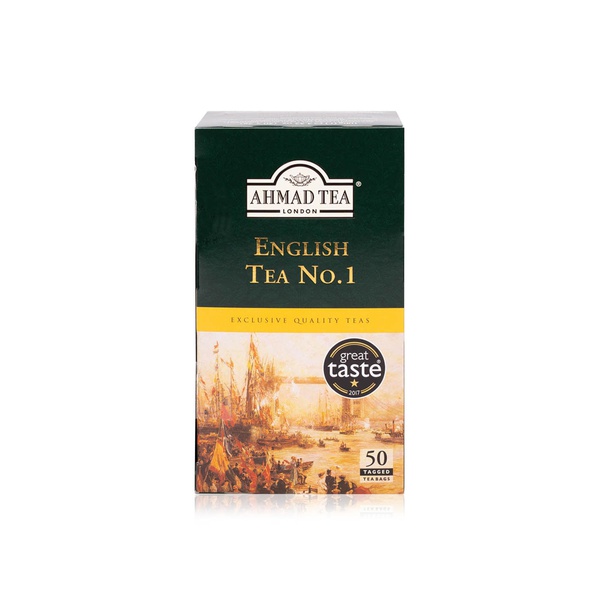 Buy Ahmad Tea English Breakfast tea bags 50s 2g in UAE