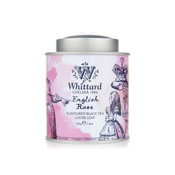 Whittard English Rose Loose Leaf Tea Mini Caddy 40g.