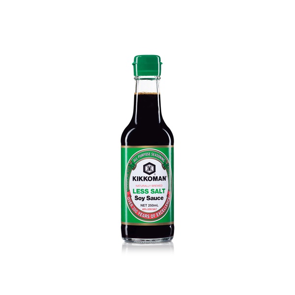 Kikkoman Less Salt Soya Sauce 250ml