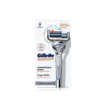 Gillette Skinguard Sensitive Razor + 2 Blades