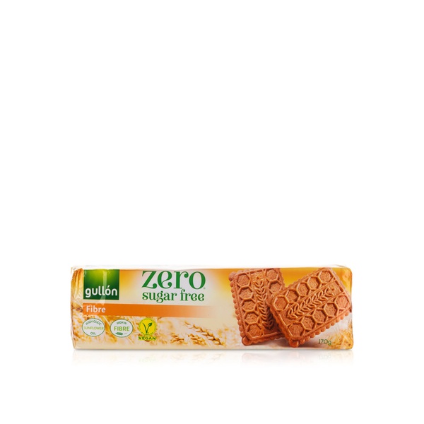 Buy Gullon sugar free fibre biscuits 170g in UAE