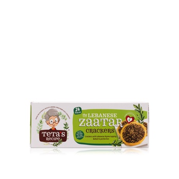 Teta's Recipe the Lebanese zaatar crackers 110g