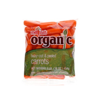 Melissas organic peeled carrots 1lb