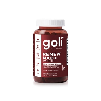 Goli Renew NAD+ Gummies with Nicotinamide Riboside x 60