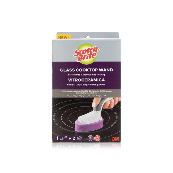 3m Scotch-Brite Glass Cooktop Wand & 2 Refills