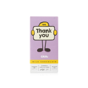 Gnaw Thank You Chocolate Bar 80g
