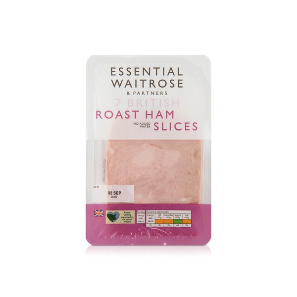 Waitrose Essential Roast Ham 7 Slices 80g