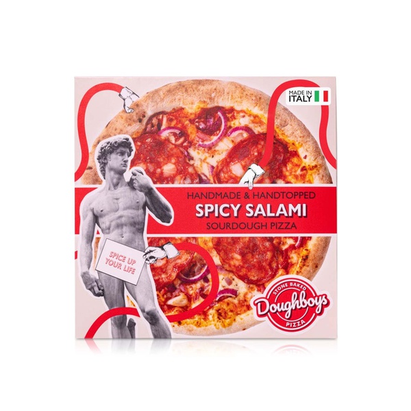 Doughboys Spicy Salami Sourdough Stone Baked Pizza 400g