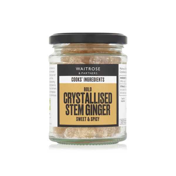 Waitrose Cooks' Ingredients Crystallised Stem Ginger 170g