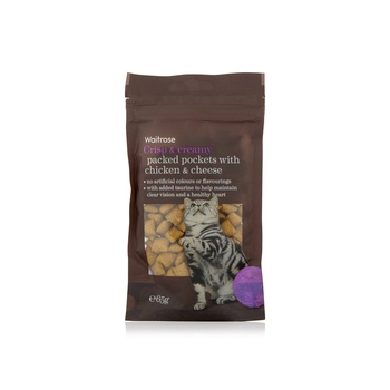 Waitrose Chicken & Cheese Pockets Cat Food