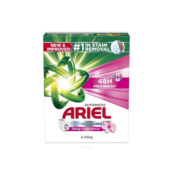 Buy Ariel automatic washing powder with Downy floral breeze 2.25kg in UAE