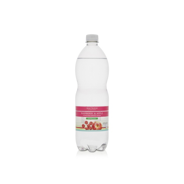 Waitrose Sparklng Apple Raspberry Water 1L
