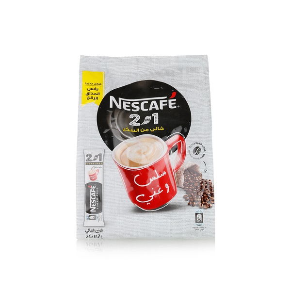 Nescafé sugar-free 2in1 instant coffee 25s (11.7g each) - Spinneys UAE