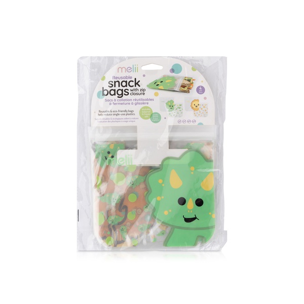 Melii Reusable Snack Bags Dino & Lion
