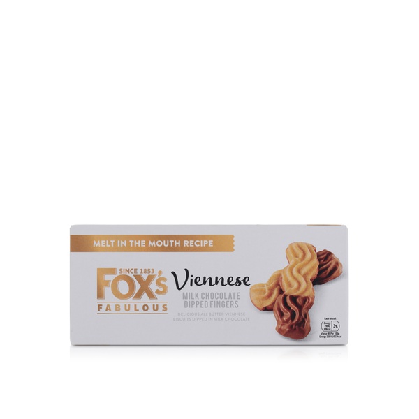 Fox's Viennese Dipped Finger 105g