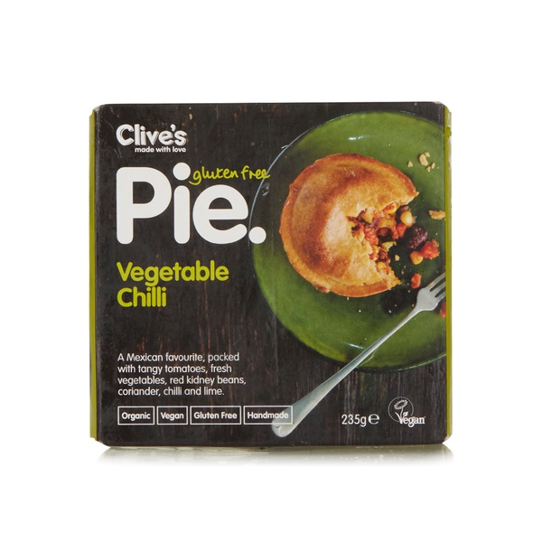 Buy Clives organic vegetable chilli pie 235g in UAE