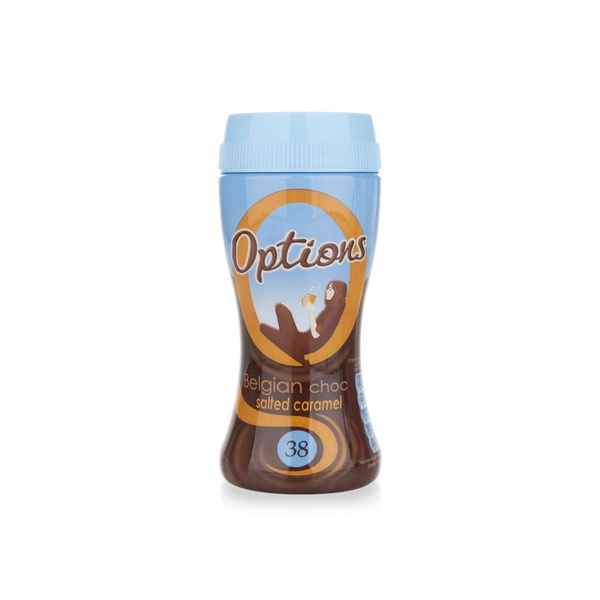 اشتري Options Belgian hot chocolate salted caramel 220g في الامارات
