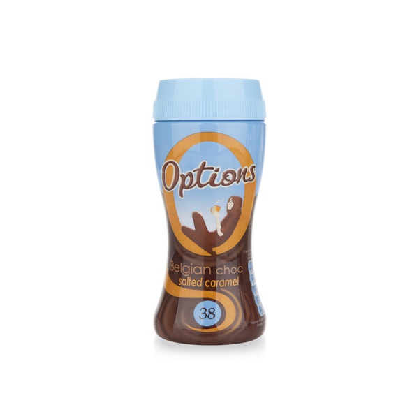 Options Belgian Hot Chocolate Salted Caramel 220g
