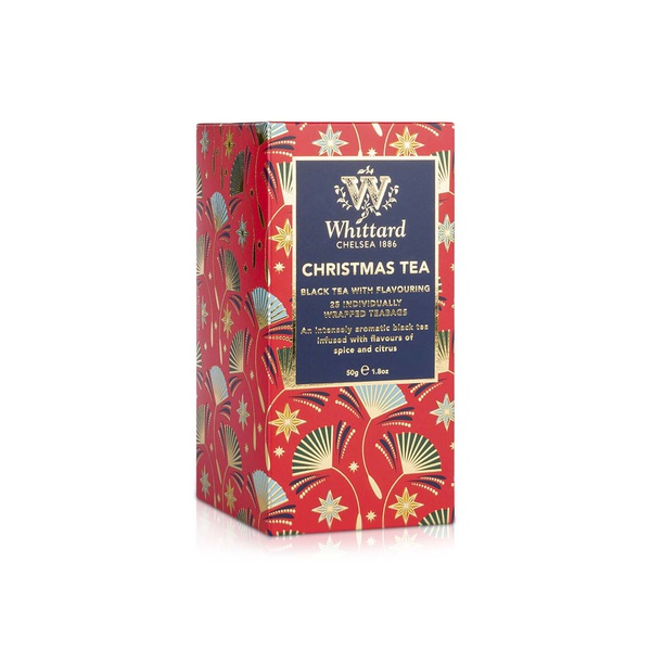Whittard Christmas Tea 25 Individually Wrapped Teabags 50g