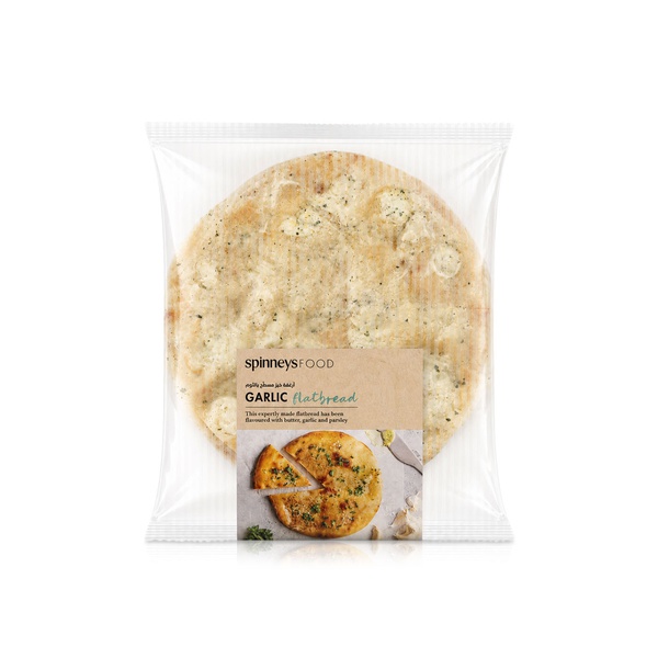 Spinneysfood Garlic Flatbread 250g